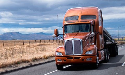 Sleeper Cab Semi truck
